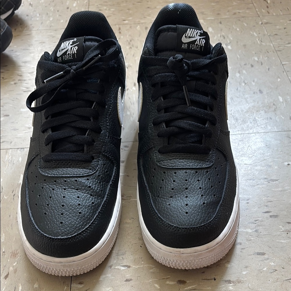 Nike Air Force 1 Black and White Sneakers